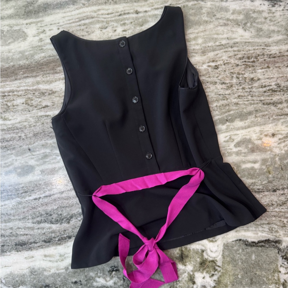 White House Black Market sleeveless peplum tank tank top/blouse women’s size 10